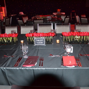 Tulip centrepieces.  Bar Mitzvah.  RSG Events. Toronto