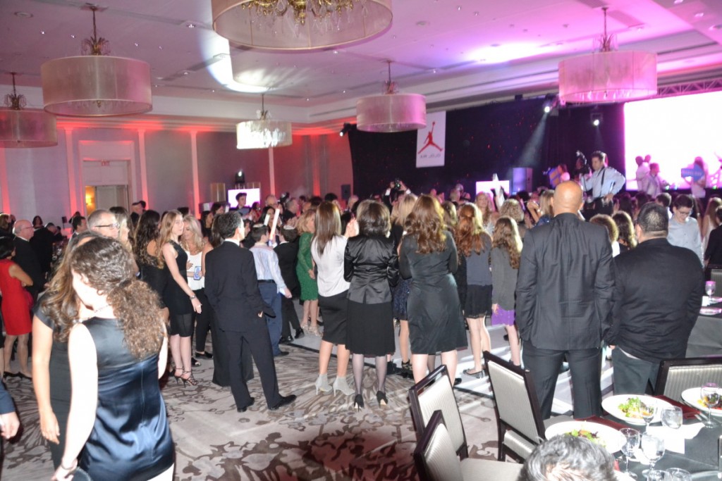Guests dancing at a bar mitzvah.  RSG Events. Toronto